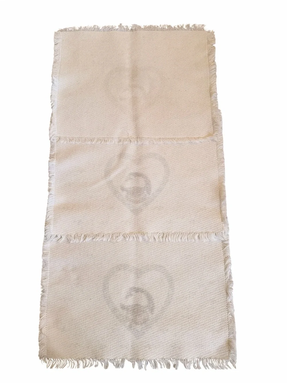 VINTAGE Country Goose Fringed Placemats - Set of 3